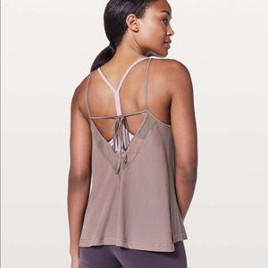 Lululemon Final Count Tank Antique Bark size 2
